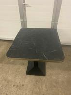 2 horeca restaurant tafel zwart marmer look 70x80 cm, Ophalen