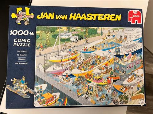 De sluizen - Jan van Haasteren 1000 stukjes, Hobby en Vrije tijd, Denksport en Puzzels, Zo goed als nieuw, 500 t/m 1500 stukjes
