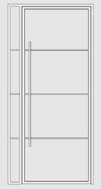 Enkele stalen deur +zijpaneel /Single steel door +Side panel, 215 cm of meer, Binnendeur, Nieuw, Glas