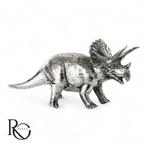 Miniatuur Triceratops dinosaurus 925 zilver, Ophalen of Verzenden, Zilver