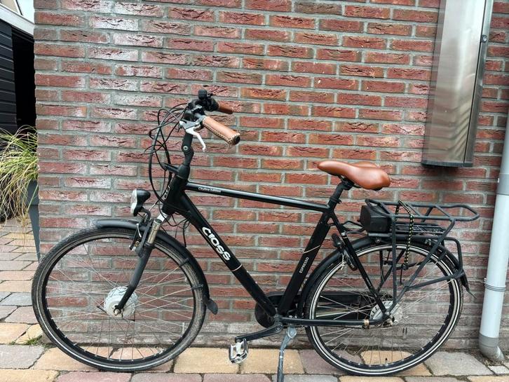 Elektrische fiets – CityLine Cross Espresso – Herenfiets, Fietsen en Brommers, Fietsen | Heren | Herenfietsen, Gebruikt, Overige merken