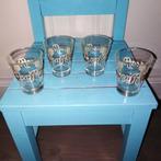 Buon caffe glaasjes 4 stuks, Huis en Inrichting, Keuken | Servies, Ophalen, Glas of Glazen, Gebruikt, Glas