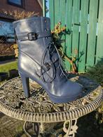 S63 kinky blauwe laarsjes, grote maten, Kleding | Dames, Ophalen of Verzenden, Nieuw, Blauw, Lage of Enkellaarzen
