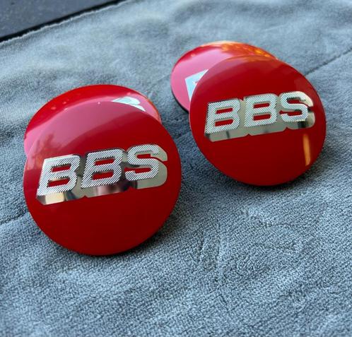 4X BBS EMBLEEM VOOR RM EN RS VELGEN BUITENMAAT 7 CM, Auto diversen, Wieldoppen, Nieuw, Ophalen of Verzenden