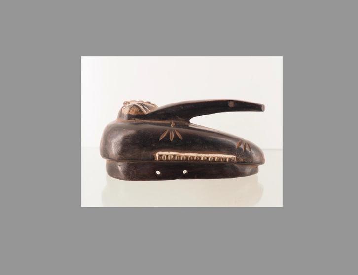 Djimini masker uit Ivoorkust (251014-06), Antiek en Kunst, Kunst | Niet-Westerse kunst, Ophalen of Verzenden