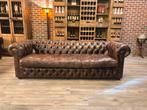 Stoere buffelleren chesterfield 3 zits bank, Huis en Inrichting, Ophalen, Gosemengelsstraat, Cowboy rodeo, Driepersoons
