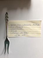 Zilveren dienvork vleesvork Arie Mesker Lelietjes van Dale, Ophalen of Verzenden