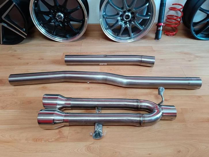 Cobrasport RVS catback uitlaatsysteem Mini Cooper S JCW F56, Auto diversen, Tuning en Styling, Ophalen of Verzenden