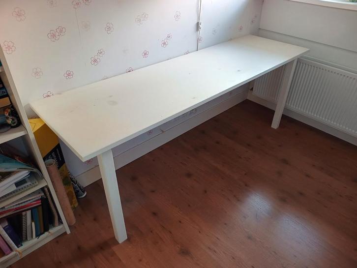 Wand bureau 200 x 60 cm (2 stuks), Huis en Inrichting, Bureaus, Gebruikt, Ophalen of Verzenden