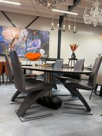 6 Als nieuw Rolf Benz 7800 Eetkamerstoelen leer design stoel, Huis en Inrichting, Leer, Ophalen of Verzenden, Zo goed als nieuw