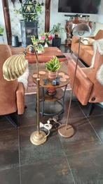 Twee antieke retro vintage vloerlampen zie omschrijving, Huis en Inrichting, Lampen | Vloerlampen, Ophalen, Zo goed als nieuw