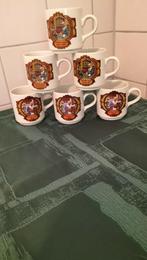 4 Douwe Egberts mokken met spreuk., Ophalen of Verzenden, Zo goed als nieuw, Overige stijlen, Kop(pen) en/of Schotel(s)