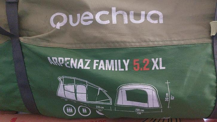 Binnentent Quechua 5.2XL, Caravans en Kamperen, Tentaccessoires, Gebruikt, Ophalen