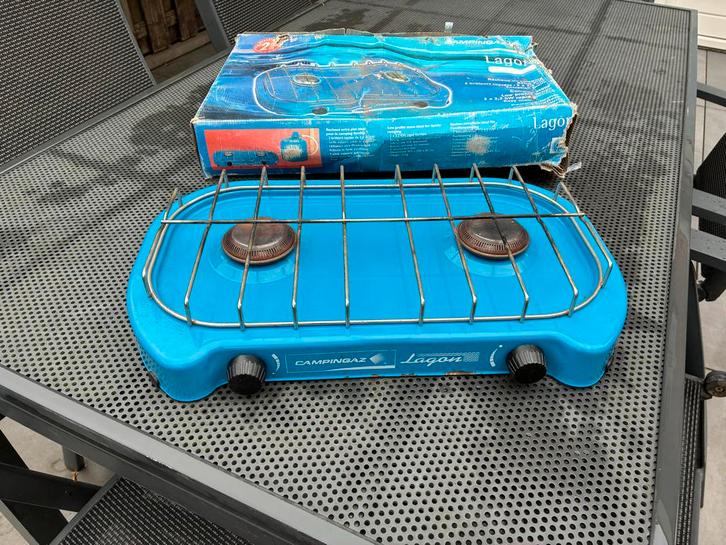 Campingaz Lagon Kampeerkooktoestel 2x2200W, Caravans en Kamperen, Kampeeraccessoires, Gebruikt, Ophalen of Verzenden