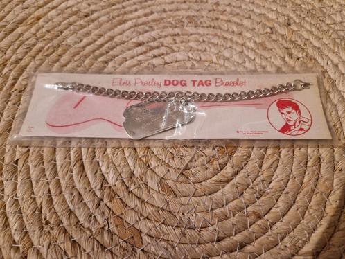 Elvis Presley Dog tag Bracelet 1956 unused, Verzamelen, Muziek, Artiesten en Beroemdheden, Zo goed als nieuw, Ophalen of Verzenden
