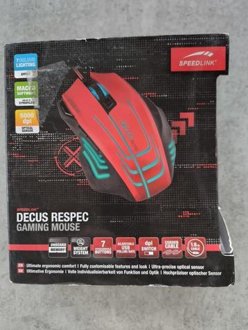 Speedlink Decus respec gaming muis beschikbaar voor biedingen