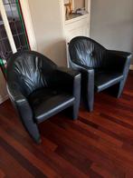 Leolux Carabita leren fauteuils (2 stuks), Ophalen, Gebruikt, Leer, 75 tot 100 cm