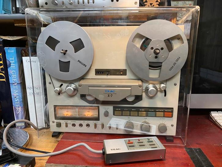 Teac X-7 Dual capstan band speler met RC-90 remote, Audio, Tv en Foto, Bandrecorders, Bandrecorder, Ophalen