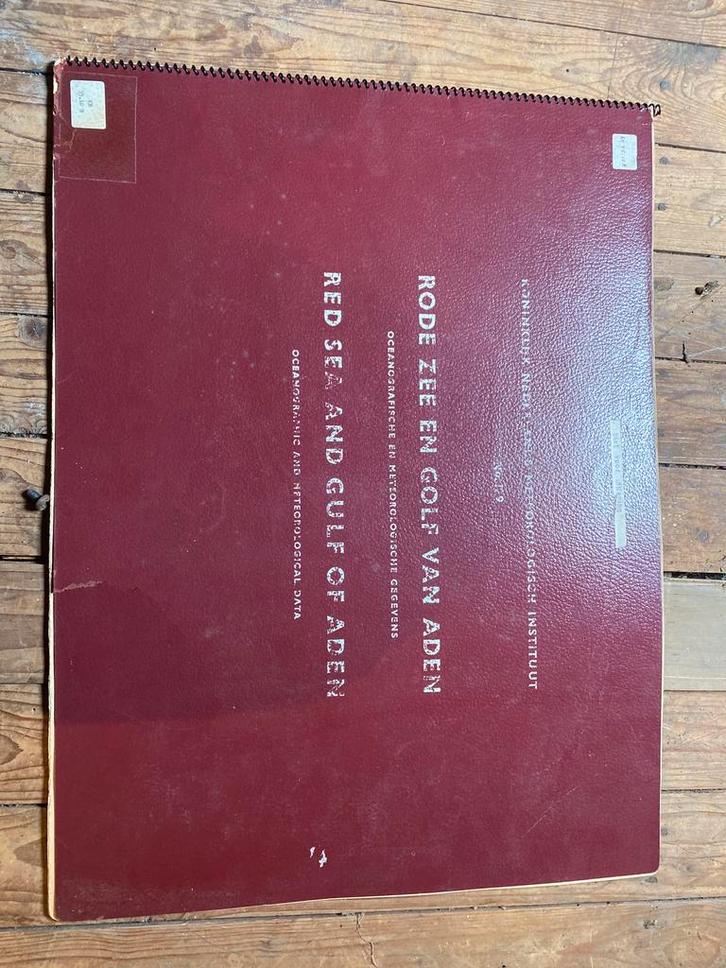 KNMI atlas Rode Zee & Golf van Aden 1949 – compleet, Boeken, Atlassen en Landkaarten, Gelezen, Wereld, 1800 tot 2000, Ophalen of Verzenden