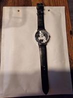 Nieuwe Zwart Mickey Mouse Horloge, Overige merken, Overige materialen, Leer, Polshorloge