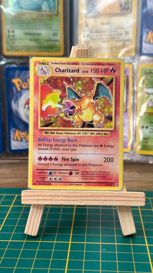 Charizard EVO 11/108 XY Evolutions, Hobby en Vrije tijd, Verzamelkaartspellen | Pokémon, Zo goed als nieuw, Losse kaart, Ophalen of Verzenden