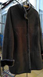 Mooie warme bruine lammy jas met chique uitstraling- maat 48, Bruin, Maat 46/48 (XL) of groter, Ophalen of Verzenden, Zo goed als nieuw