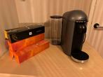 Nespresso Krups Vertuo + 7 Doosjes Cups, Witgoed en Apparatuur, Koffiezetapparaten, Koffiemachine, Ophalen of Verzenden, Zo goed als nieuw