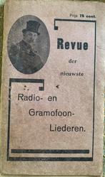 Revue der Nieuwste Radio en Grammofoon Liederen ca 1915, Gelezen, Ophalen of Verzenden, Catalogus