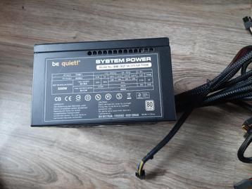 Be Quiet voeding 550 watt psu beschikbaar voor biedingen