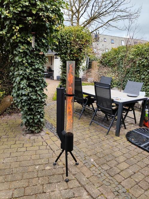 Fire-Tube pellet terrasverwarmer, buiten kachel  Nieuw, Tuin en Terras, Tuinhaarden, Nieuw, Ophalen of Verzenden