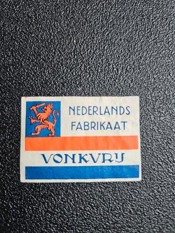 Luciferetiket Vonkvrij Sluitzegel Nederlands beschikbaar voor biedingen