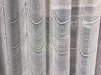Glas gordijnen  voor woning keizershof. Uden., Ophalen of Verzenden, Gebruikt, Crème, 200 cm of meer