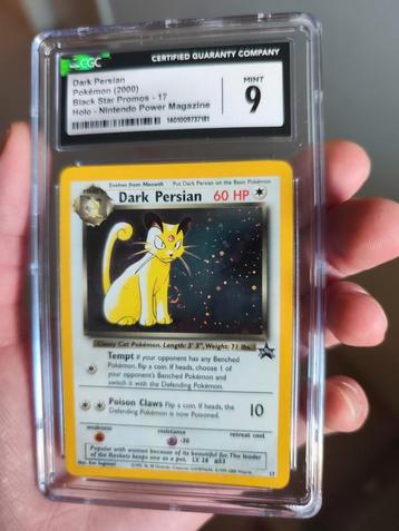 Dark persian - black star promos 17 - CGC 9 beschikbaar voor biedingen