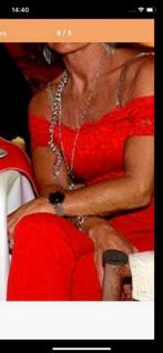 Super mooie rode jumpsuit van wslg XS/S, Kleding | Dames, Ophalen of Verzenden, Zo goed als nieuw, Maat 34 (XS) of kleiner, Rood