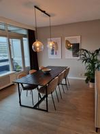 WOOOD eettafel Silas zwart 220x90, Huis en Inrichting, Tafels | Eettafels, Ophalen, 200 cm of meer, 50 tot 100 cm, Zo goed als nieuw