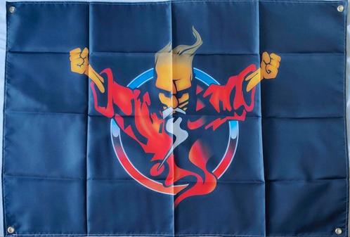 Thunderdome hardcore vlag 90 x 60 cm, Diversen, Vlaggen en Wimpels, Nieuw, Ophalen of Verzenden