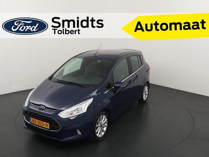 Ford B-MAX 1.6 105pk Titanium | Pano | Leder | Camera | Navi, Auto's, Ford, Bedrijf, Te koop, B-Max, ABS, Achteruitrijcamera, Airbags