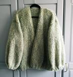 Nieuw handgemaakt mohair Bernadette vest, een maat, Kleding | Dames, Truien en Vesten, Nieuw, Groen, Ophalen of Verzenden, Maat 46/48 (XL) of groter