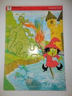 Vintage Wacky Witch /Heks Frame Tray Puzzel van de Jaren 70, Ophalen of Verzenden, Gebruikt