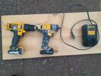 Accu boormachine schroeftol slagtol set dewalt 2x accu, Doe-het-zelf en Verbouw, Gereedschap | Boormachines, Ophalen of Verzenden