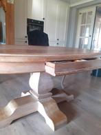 Eettafel, Huis en Inrichting, 100 tot 150 cm, 150 tot 200 cm, Eikenhout, Zo goed als nieuw