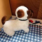 Action hond knuffel beige met bruin en riem 25 cm, Ophalen of Verzenden, Hond