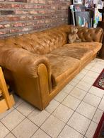 Zeer stoere vintage Chesterfield 3 zits bank, Ophalen