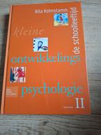 Kleine ontwikkelings psychologie 2 Rita Kohnstam, Ophalen of Verzenden, Alpha, Zo goed als nieuw, HBO