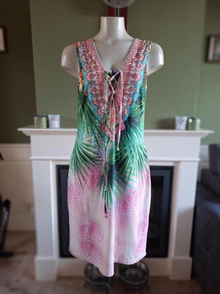 K-Design K Design zomerse sfeer jurk L gratis verz, Kleding | Dames, Jurken, Gedragen, Maat 42/44 (L), Overige kleuren, Knielengte