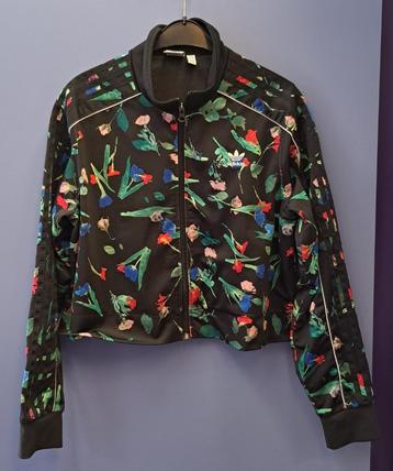 Adidas Originals floral jack zwart cropped model M-L 49117 beschikbaar voor biedingen