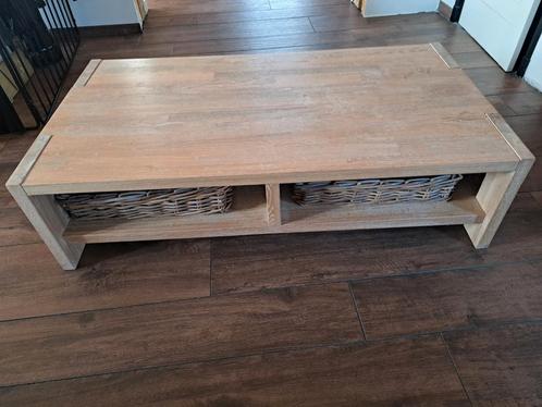 Salontafel en tv meubel, Huis en Inrichting, Tafels | Salontafels, Gebruikt, Minder dan 50 cm, Rechthoekig, Ophalen