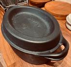 Vintage Cousances Doufeu Gietijzeren Braadpan, Huis en Inrichting, Keuken | Potten en Pannen, Gebruikt, Ophalen of Verzenden, Koekenpan of Braadpan