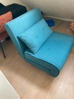 Slaapstoel made-com incl matrastopper, Ophalen, Eenpersoons, Blauw, 190 cm of minder