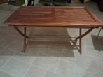 Hardhouten tuintafel, Tuin en Terras, Tuintafels, Ophalen, Zo goed als nieuw, Rechthoekig, Hout